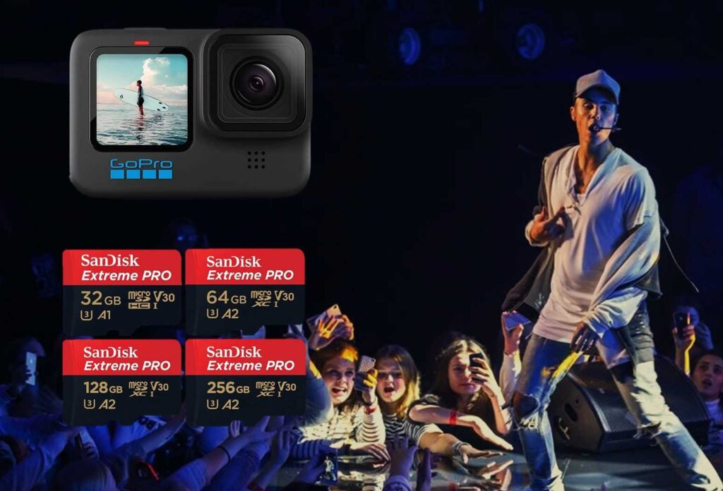Door gezondheidsproblemen zijn concerten afgelast. Met de SanDisk Extreme Pro micro SD kaart kun jij alle concerten terug kijken.
